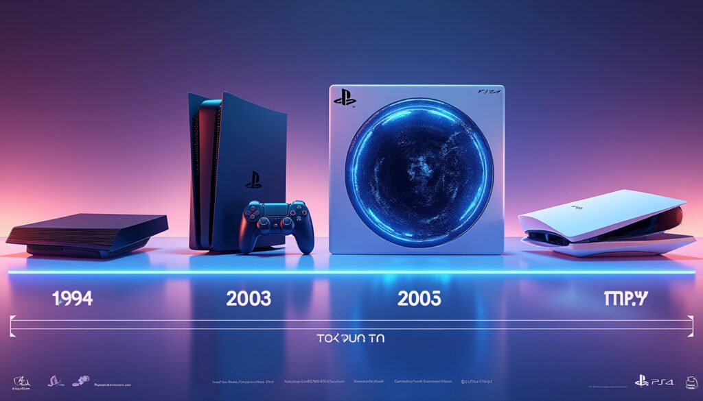 L’évolution de la PlayStation : de la première console à la PS5