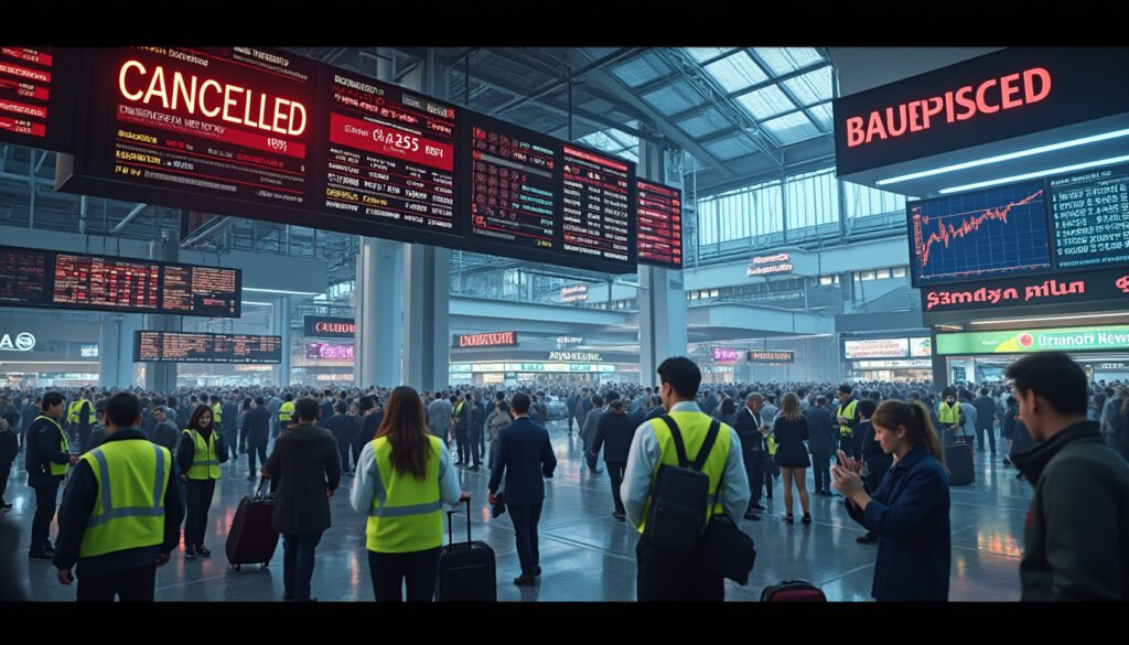 découvrez comment une panne informatique mondiale impacte aéroports, marchés financiers, médias et hôpitaux, plongeant le monde dans le chaos et révélant les vulnérabilités de nos infrastructures critiques.