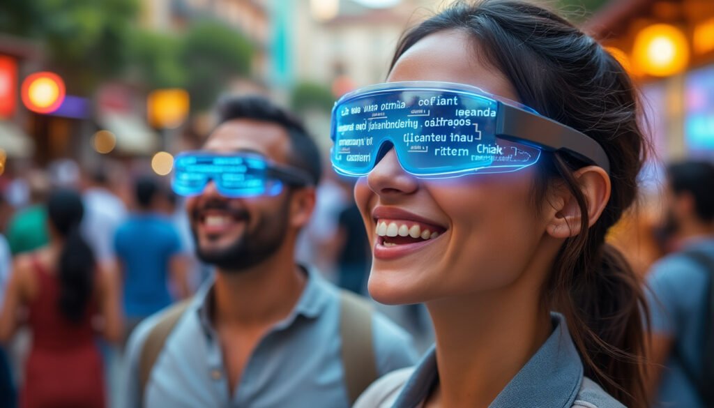 découvrez des lunettes innovantes qui vous permettent de traduire 40 langues en temps réel, facilitant vos échanges linguistiques et enrichissant vos voyages. ne laissez plus la barrière de la langue vous freiner!