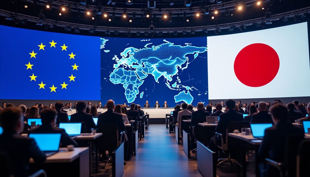 découvrez l'alliance technologique sans précédent entre l'union européenne et le japon, une collaboration stratégique qui pourrait réveiller des inquiétudes en chine et aux états-unis. analyse des implications géopolitiques et économiques de cette coopération innovante.