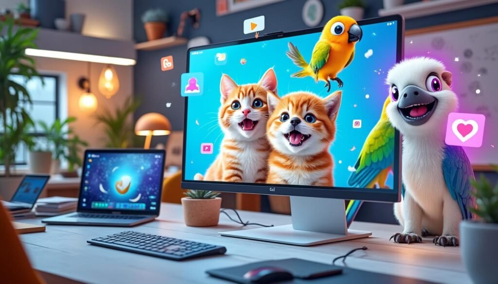 Découvrez les outils d’IA incontournables pour générer des photos et vidéos amusantes à l’aide de filtres cartoon et d’animaux