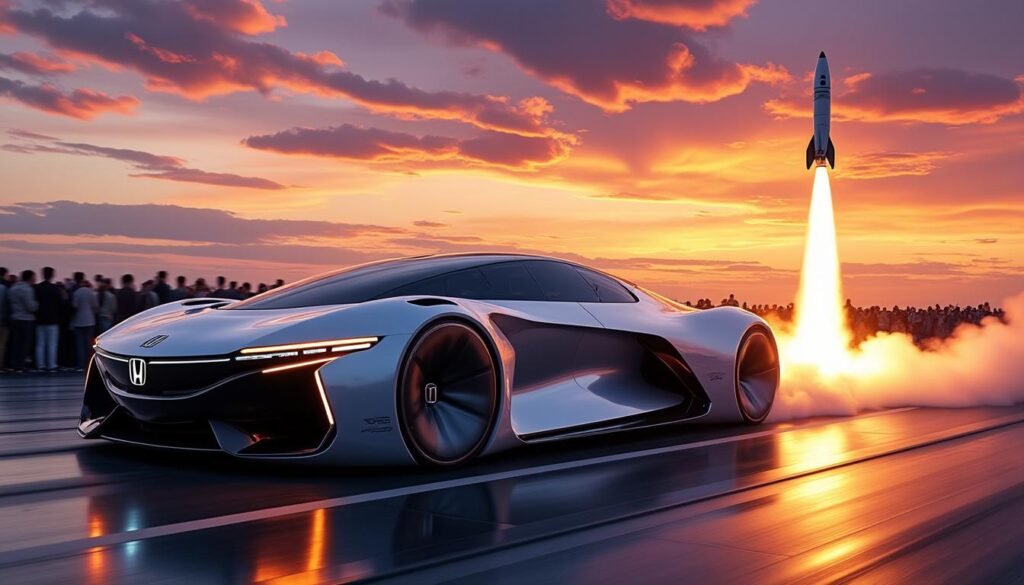 découvrez comment honda révolutionne l'innovation automobile en propulsant une fusée dans les airs. un mélange fascinant de technologie avancée et de créativité qui repousse les limites de l'ingénierie.