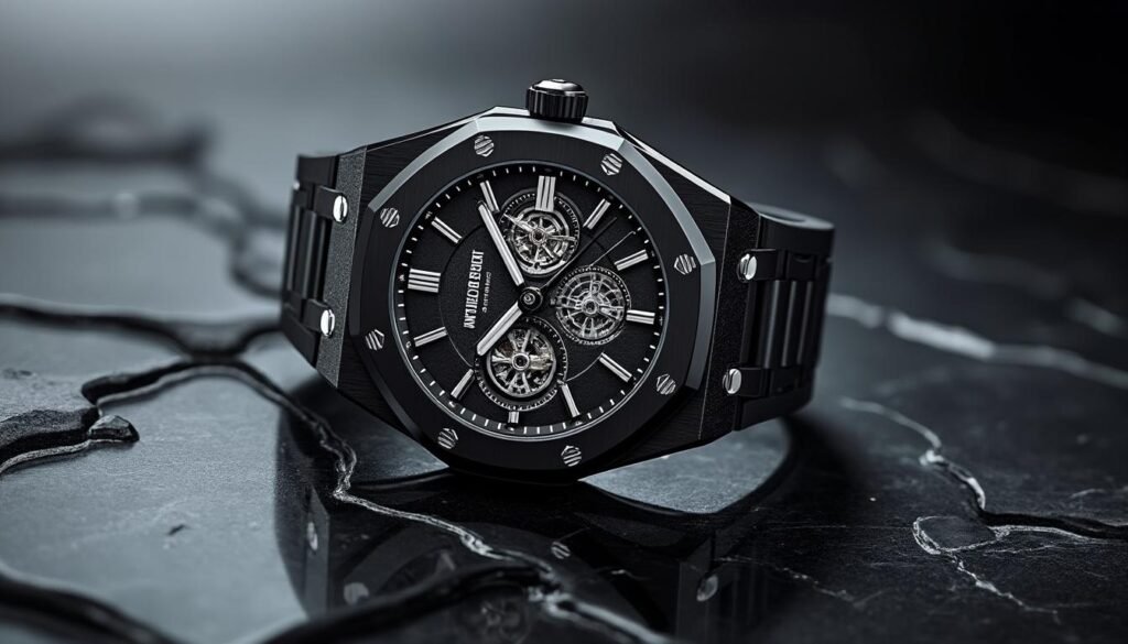 découvrez la royal oak concept carbone cft, une montre audacieuse d'audemars piguet qui allie un design futuriste à une technologie de pointe. plongez dans l'univers horloger innovant où chaque détail reflète l'excellence et la créativité de la marque.