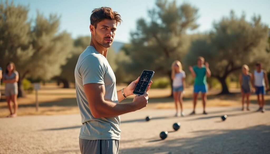 Un Girondin innove en pétanque avec une application intelligente pour mesurer le cochonnet et la pointe
